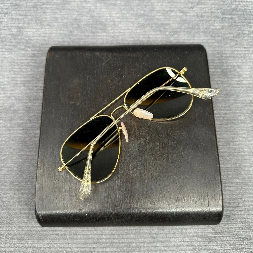 Ray-Ban Aviator Gold Metal Frame Y2K Sunglasses Green Lens RB3025 Classic 58mm